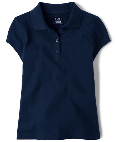 Girls Uniform Soft Jersey Polo