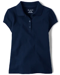 Girls Uniform Soft Jersey Polo