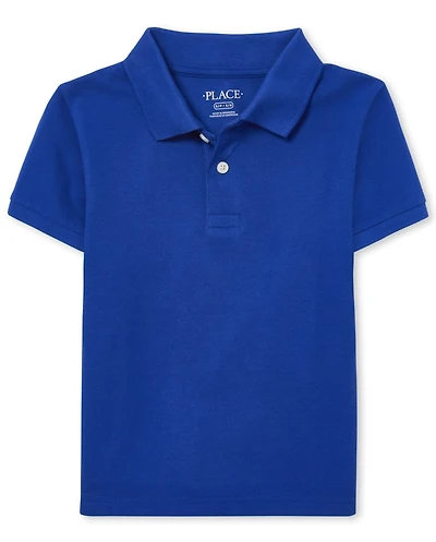 Boys Uniform Pique Polo