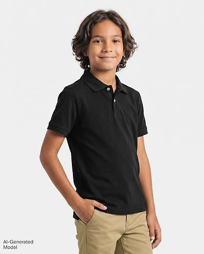 Boys Uniform Soft Pique Polo