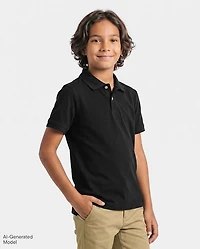 Boys Uniform Soft Pique Polo