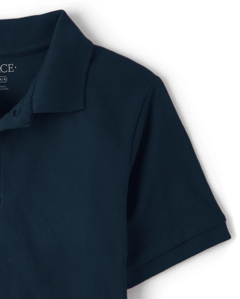 Boys Uniform Soft Pique Polo