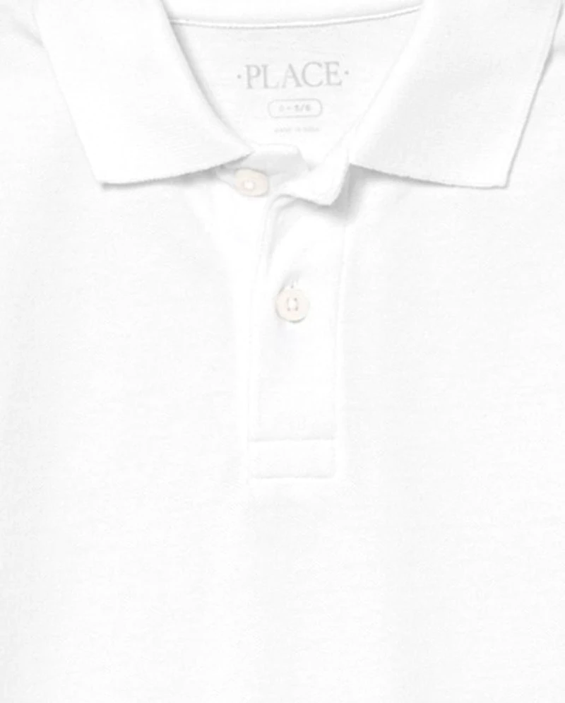 Boys Uniform Soft Pique Polo 5-Pack