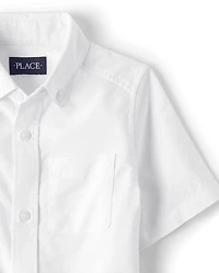 Boys Uniform Oxford Button Down Shirt