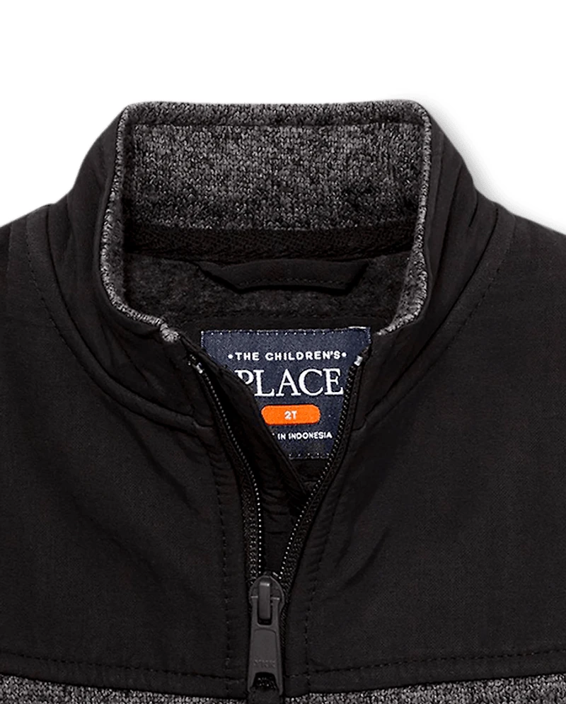 Veste de randonnée en polaire pour bébés et tout-petits garçons