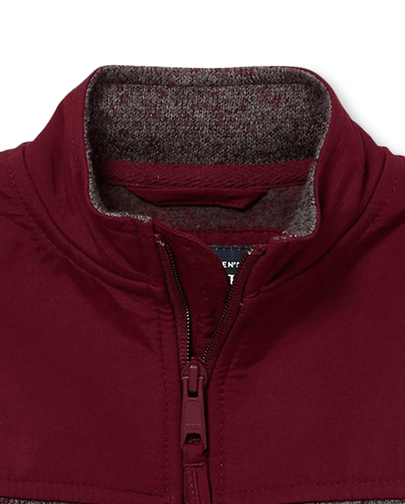 Baby And Toddler Boys Sweater Fleece Trail Jacket