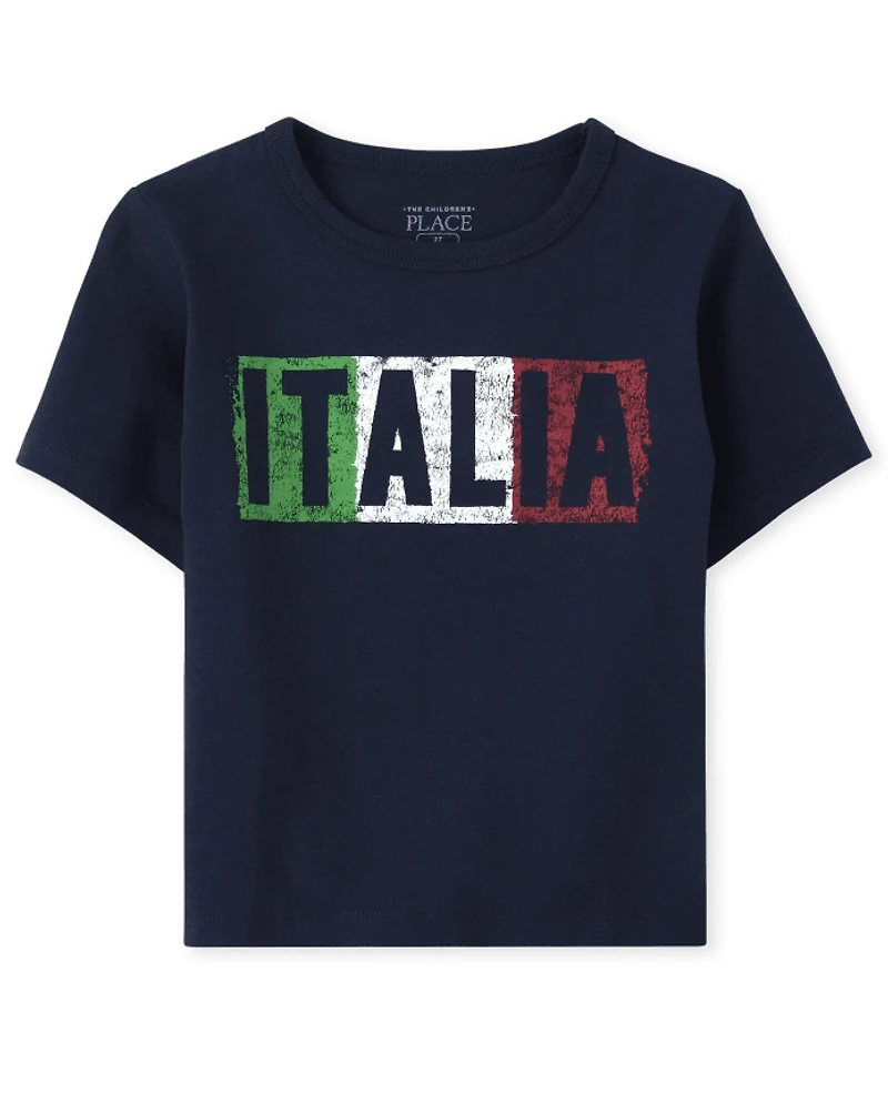 Baby And Toddler Boys Italia Graphic Tee