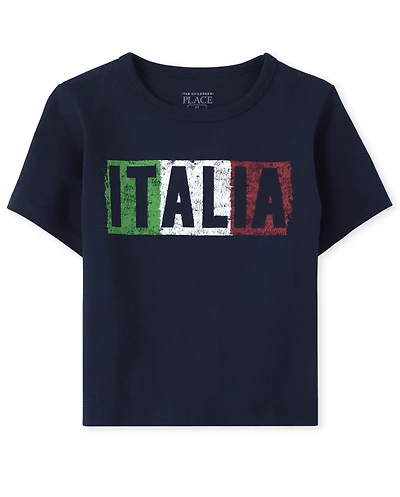 Baby And Toddler Boys Italia Graphic Tee