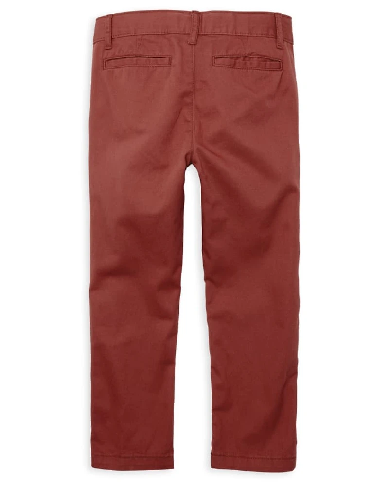 Pantalon chino skinny stretch pour garçon