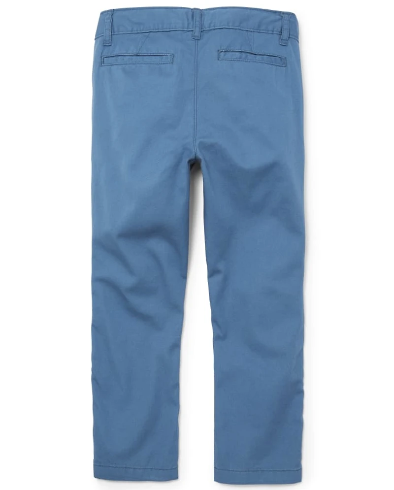 Boys Uniform Stretch Skinny Chino Pants