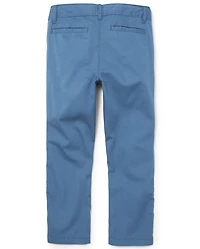 Boys Uniform Stretch Skinny Chino Pants