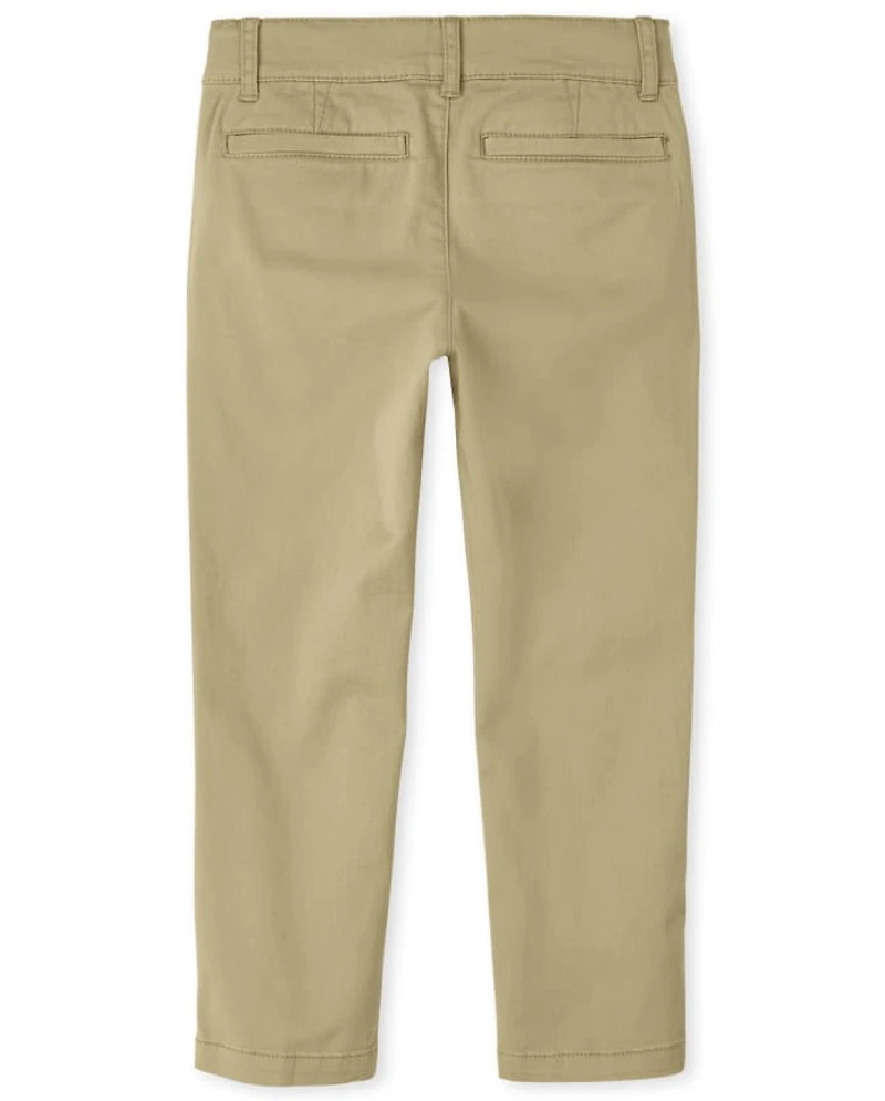 Pantalon chino skinny stretch pour garçon