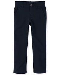 Boys Uniform Stretch Skinny Chino Pants