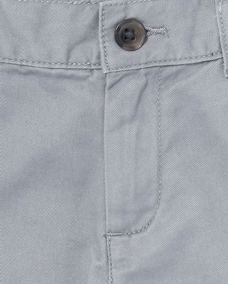 Short chino extensible pour garçon