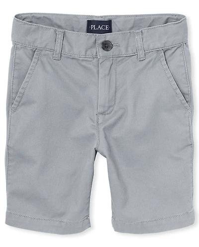 Short chino extensible pour garçon