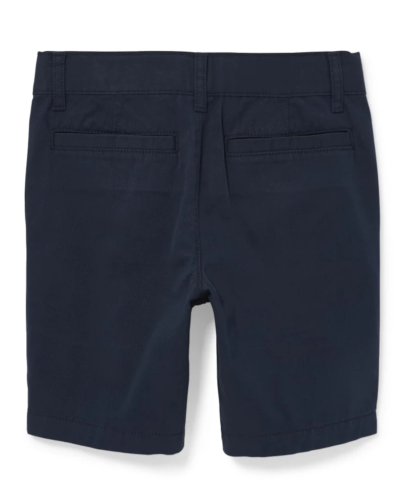 Short chino extensible pour garçon