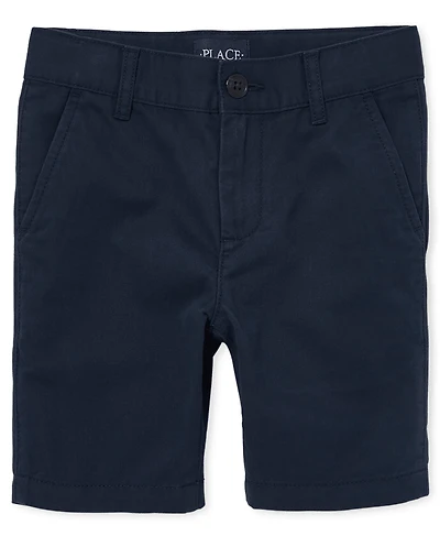 Short chino extensible pour garçon