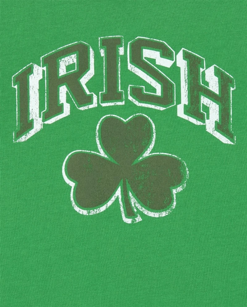 Baby And Toddler Boys Matching Family Shamrock Graphic Tee