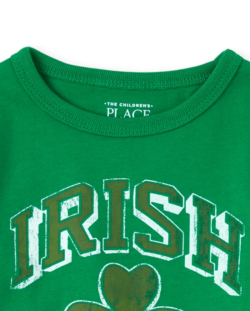 Baby And Toddler Boys Matching Family Shamrock Graphic Tee