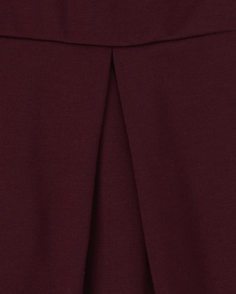 Girls Ponte Knit Everyday Dress