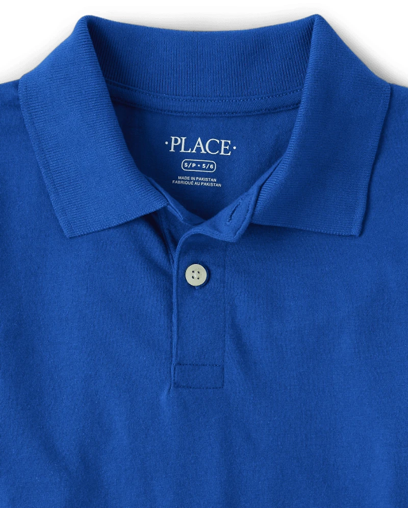 Boys Uniform Soft Jersey Polo