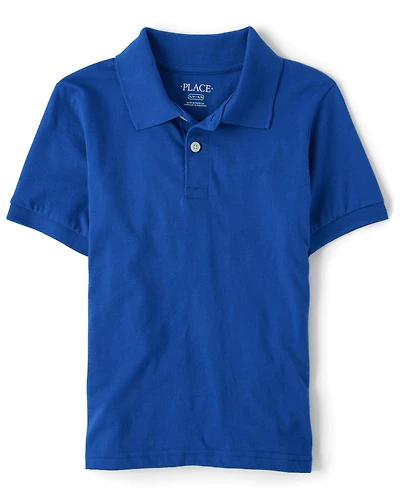 Boys Uniform Soft Jersey Polo