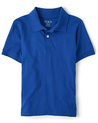 Boys Uniform Soft Jersey Polo