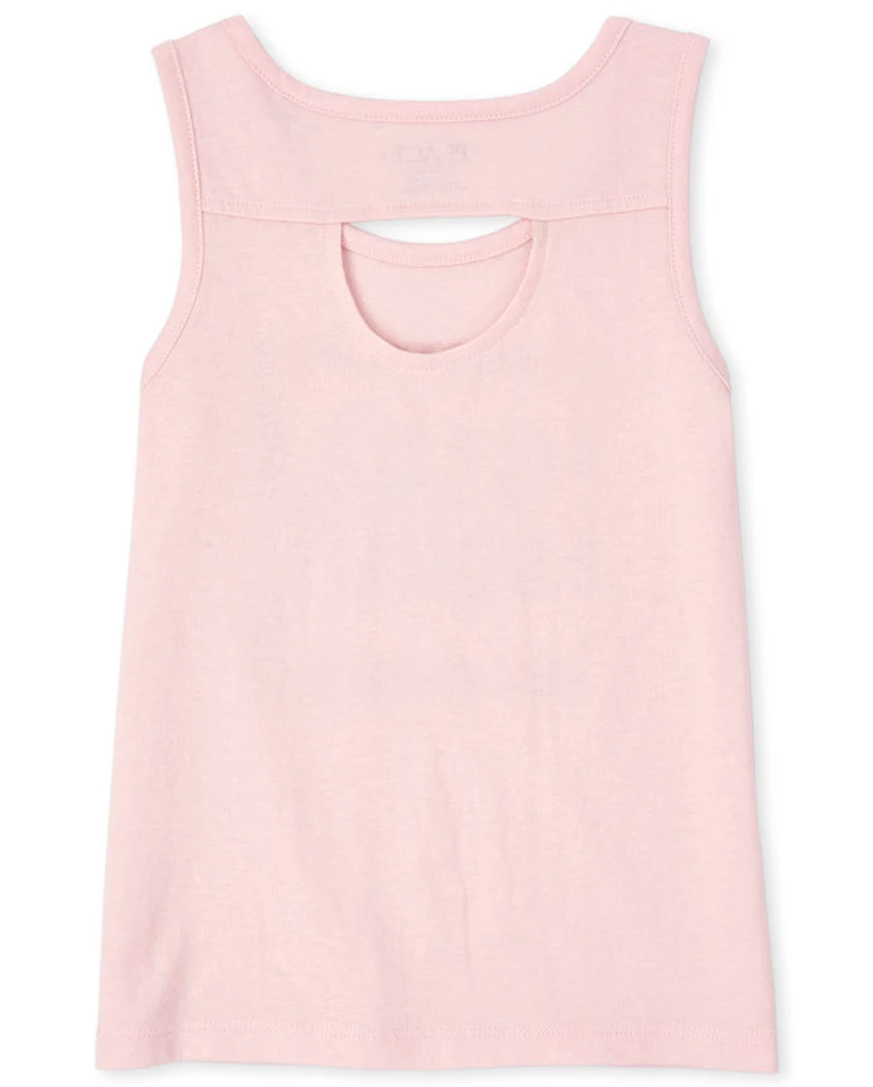 Girls Mix And Match Glitter Cut Out Tank Top