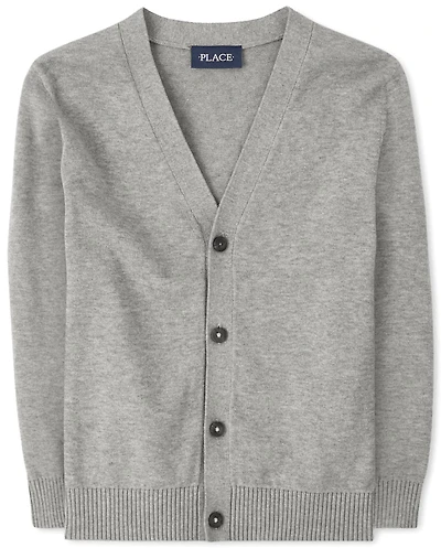 Boys V Neck Cardigan