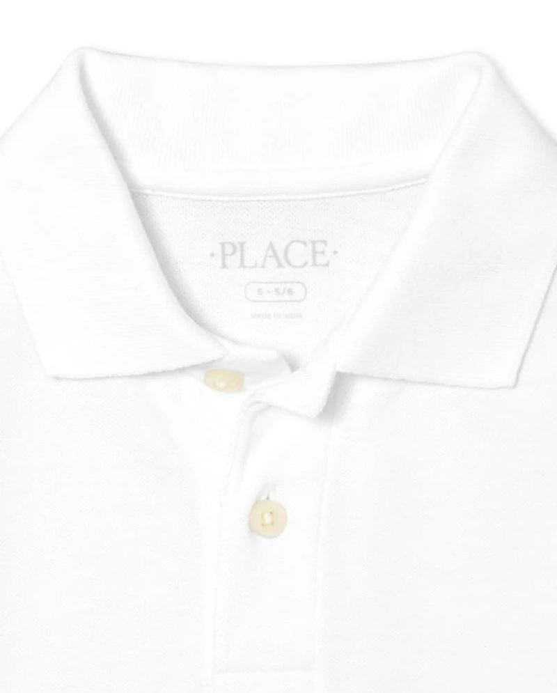Boys Uniform Soft Pique Polo 2-Pack