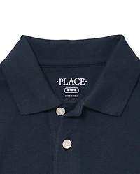 Boys Uniform Soft Pique Polo 2-Pack