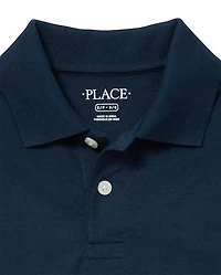 Boys Uniform Soft Jersey Polo 2-Pack