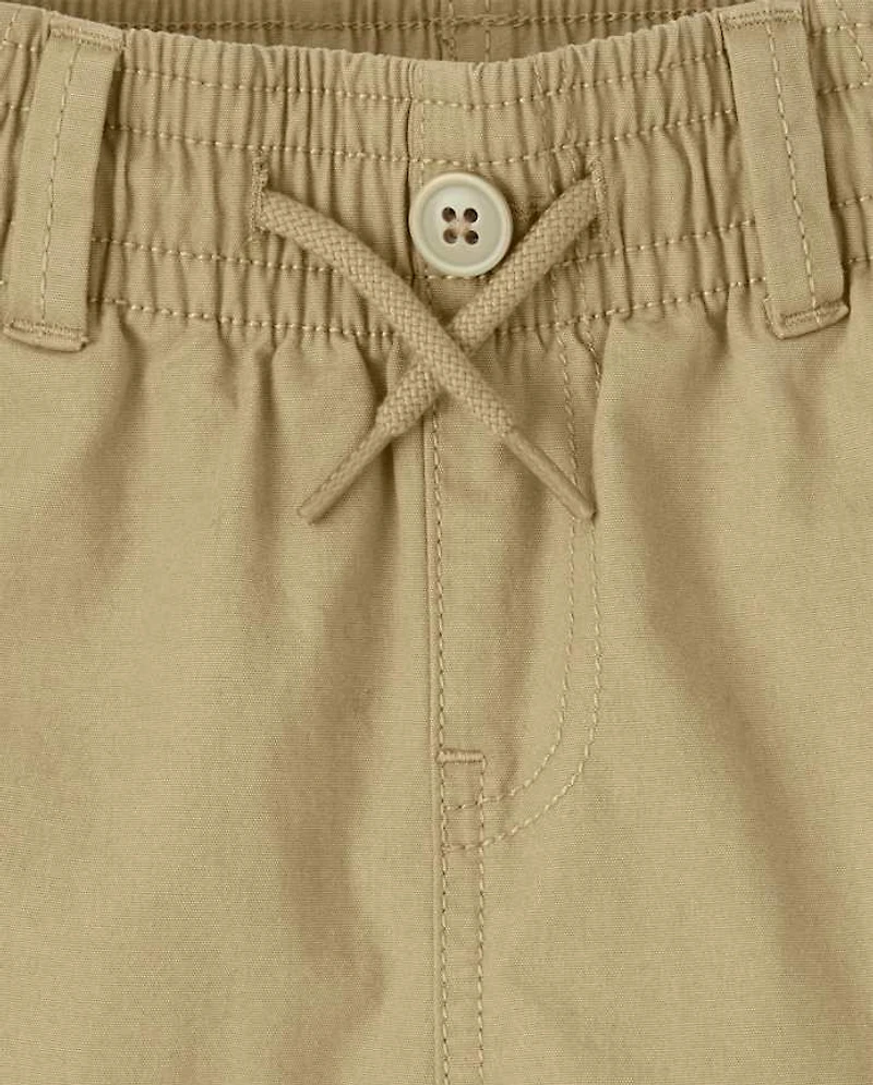 Pantalon cargo garçon à enfiler