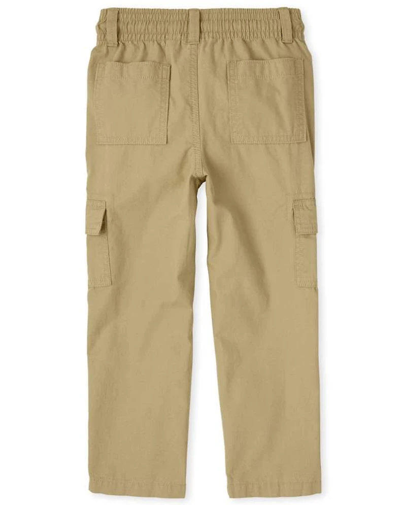 Pantalon cargo garçon à enfiler