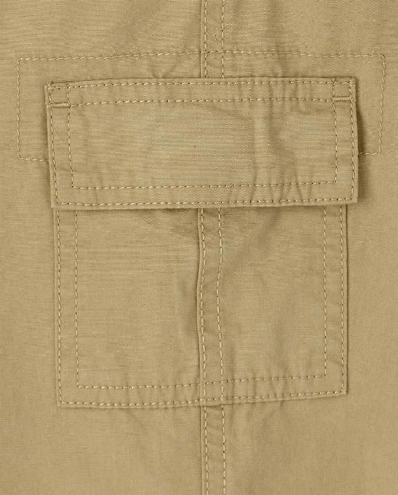 Pantalon cargo garçon à enfiler