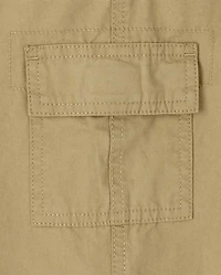 Pantalon cargo garçon à enfiler