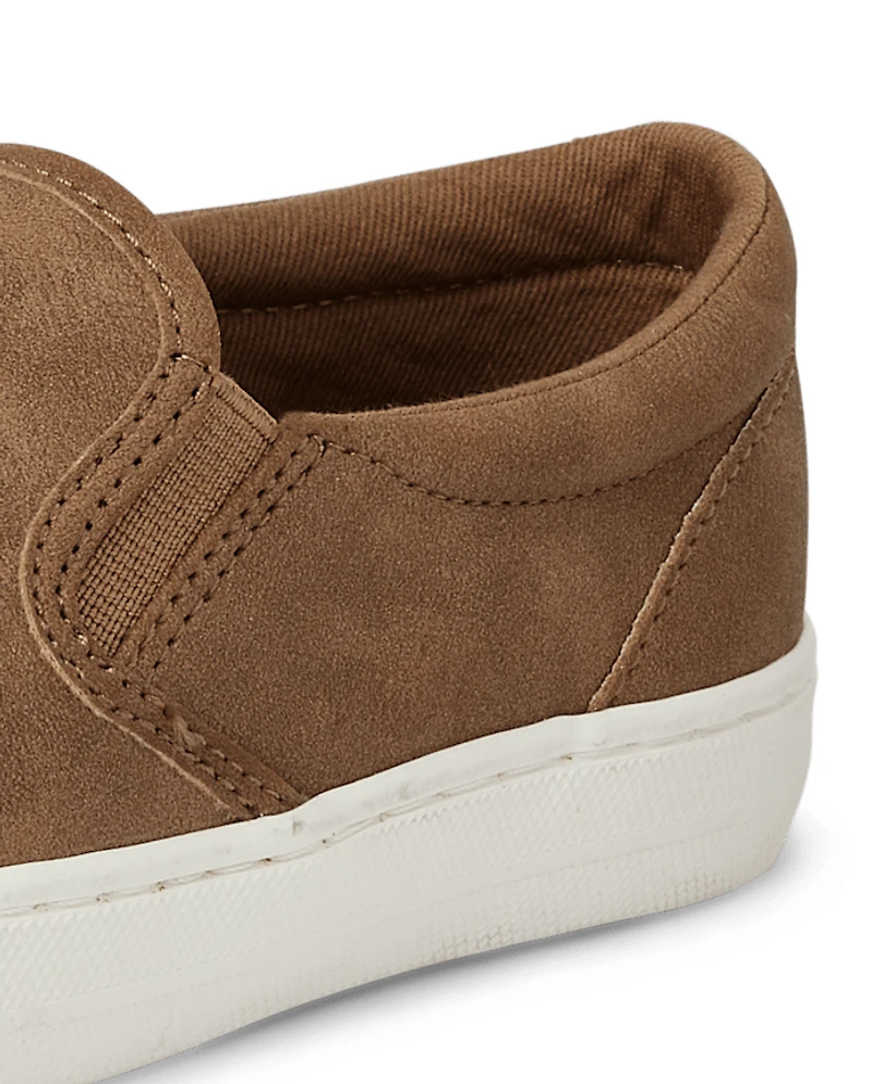 Baskets uniformes à enfiler pour garçons