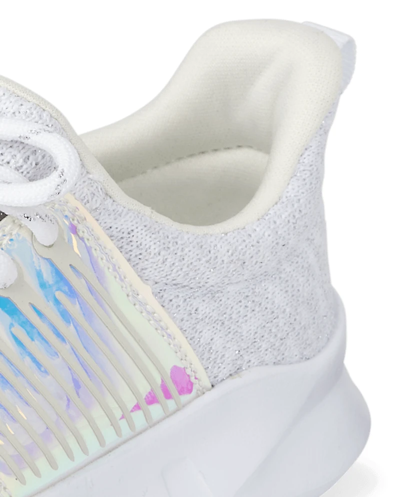 Girls Holographic Running Sneakers