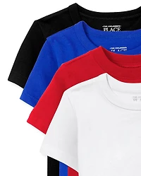 Baby And Toddler Boys Tee Shirt 4-Pack