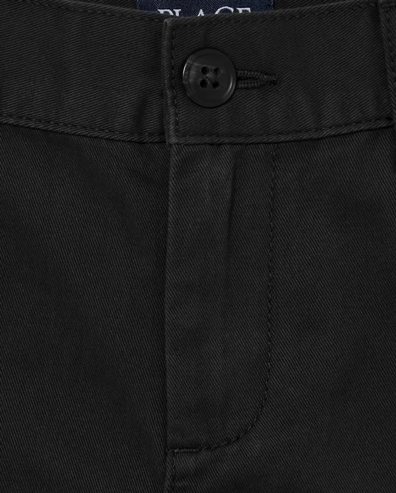 Boys Uniform Stretch Chino Shorts -Pack