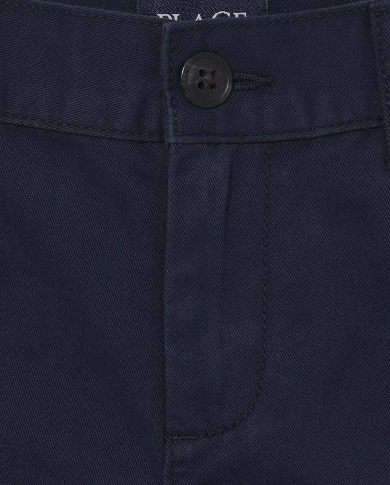 Boys Uniform Stretch Chino Shorts 2-Pack