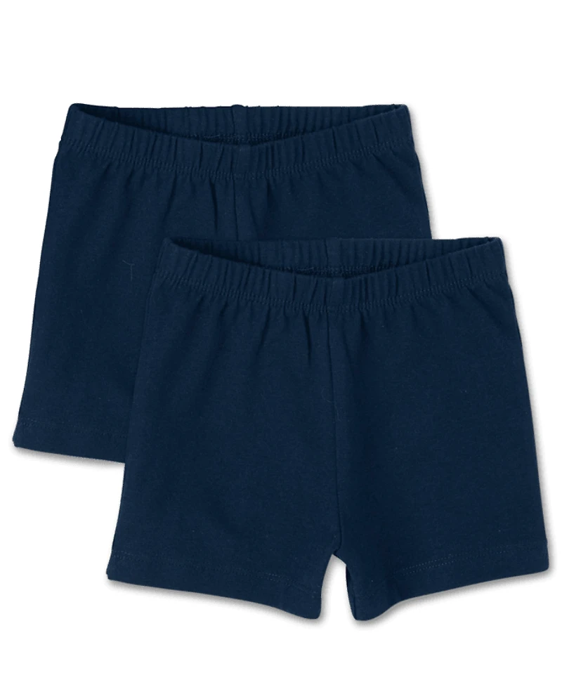 Toddler Girls Cartwheel Shorts -Pack