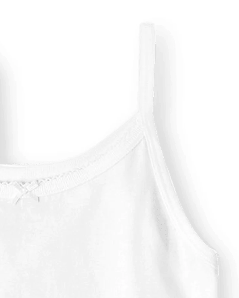 Girls Picot Trim Cami 6-Pack