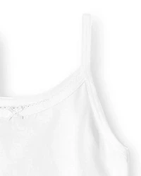 Girls Picot Trim Cami 6-Pack