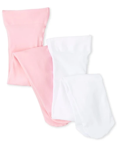 Baby And Toddler Girls Microfiber Tights 2-Pack