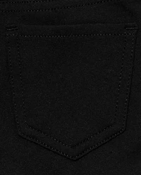 Toddler Girls Uniform Ponte Knit Pull On Jeggings 2-Pack