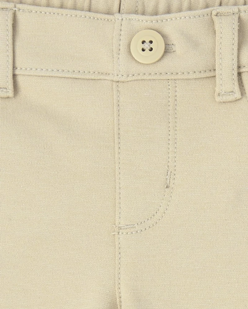 Toddler Girls Uniform Ponte Knit Pull On Jeggings -Pack