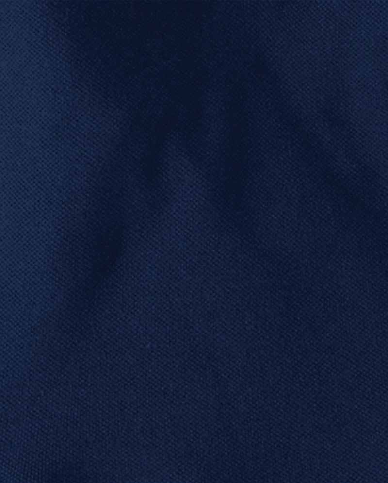 Toddler Girls Uniform Tiered Soft Pique Polo Dress