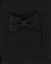 Toddler Girls Bow Cardigan