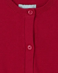 Toddler Girls Bow Cardigan